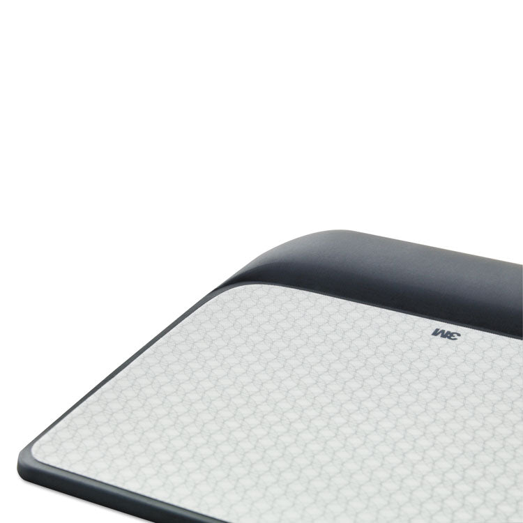 3M™ Mouse Pad with Precise Mousing Surface and Gel Wrist Rest, 8.5 x 9, Gray/Black (MMMMW85B) Each