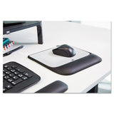 3M™ Mouse Pad with Precise Mousing Surface and Gel Wrist Rest, 8.5 x 9, Gray/Black (MMMMW85B) Each