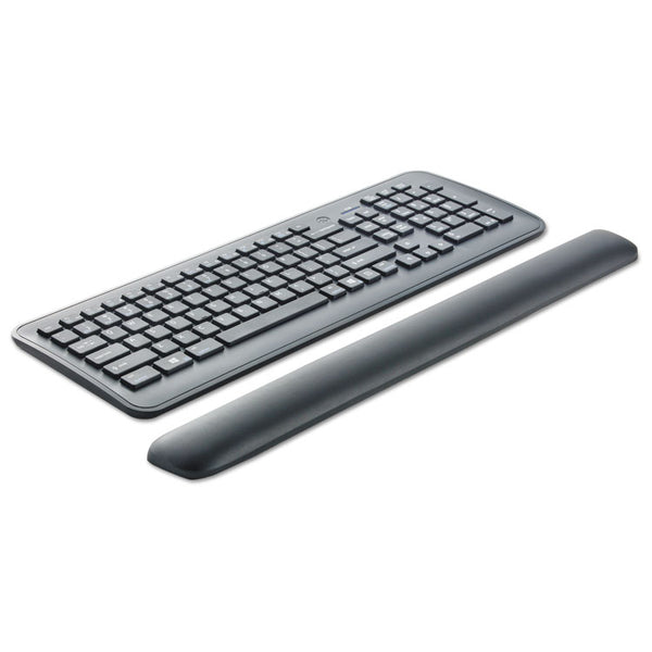3M™ Gel Wrist Rest for Keyboards, 19 x 2, Black (MMMWR85B)