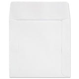 Quality Park™ CD/DVD Sleeves, 1 Disc Capacity, White, 250/Box (QUA62905) Box of 250