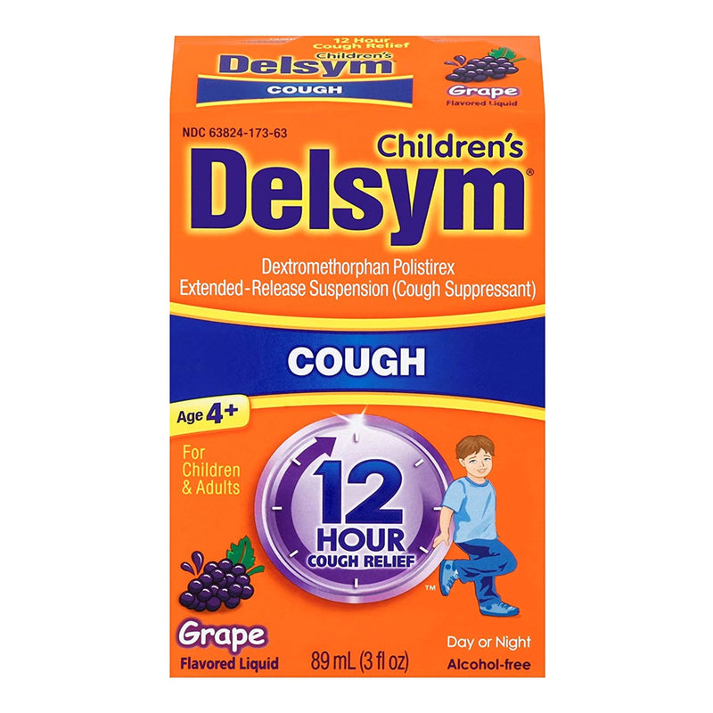 Delsym® Children's Cold and Cough Relief 30 mg / 5 mL Strength Liquid 3 oz. (734903_EA) 1/EA