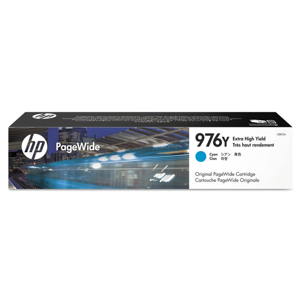 HP HP 976Y, (L0R05A) Extra High-Yield Cyan Original PageWide Cartridge (HEWL0R05A)