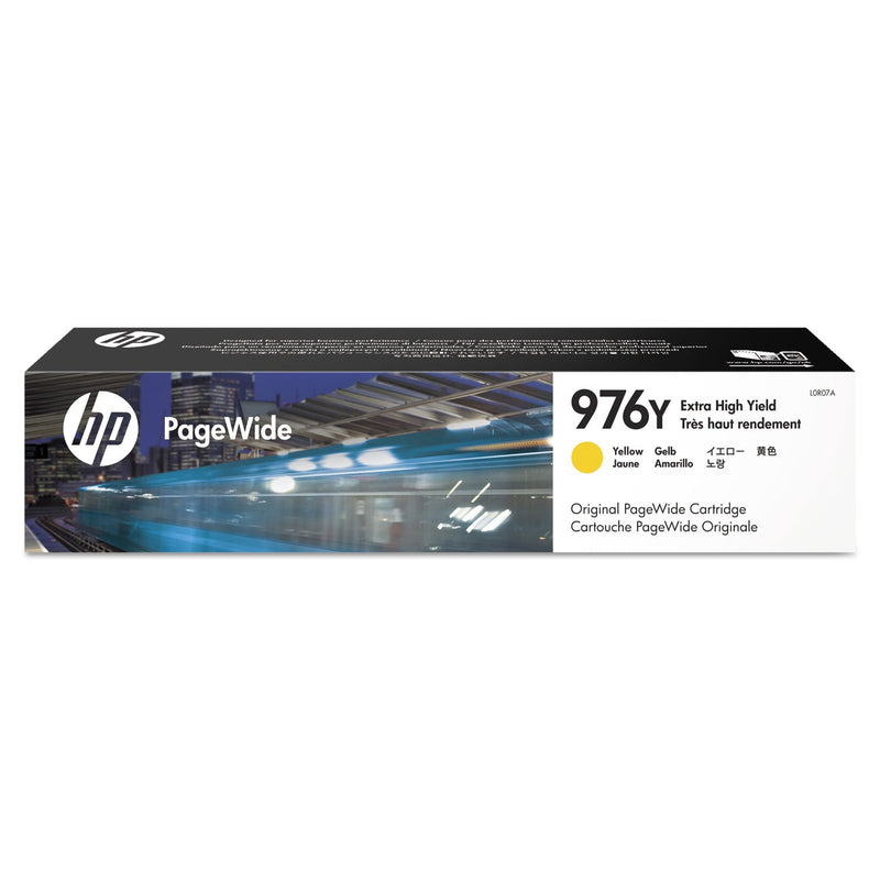 HP HP 976Y, (L0R07A) Extra High-Yield Yellow Original PageWide Cartridge (HEWL0R07A)