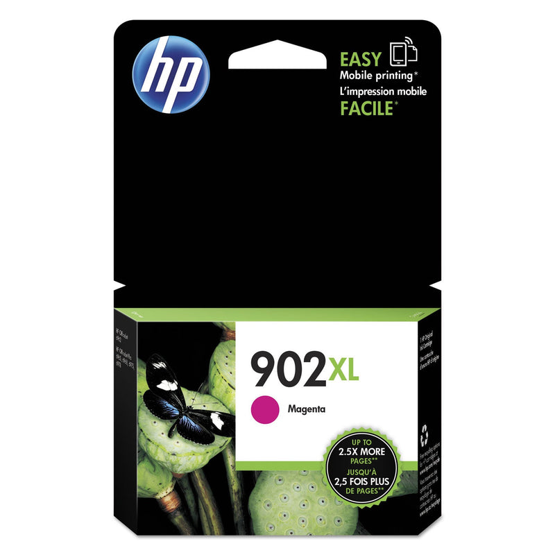 HP HP 902XL, (T6M06AN) High-Yield Magenta Original Ink Cartridge (HEWT6M06AN)