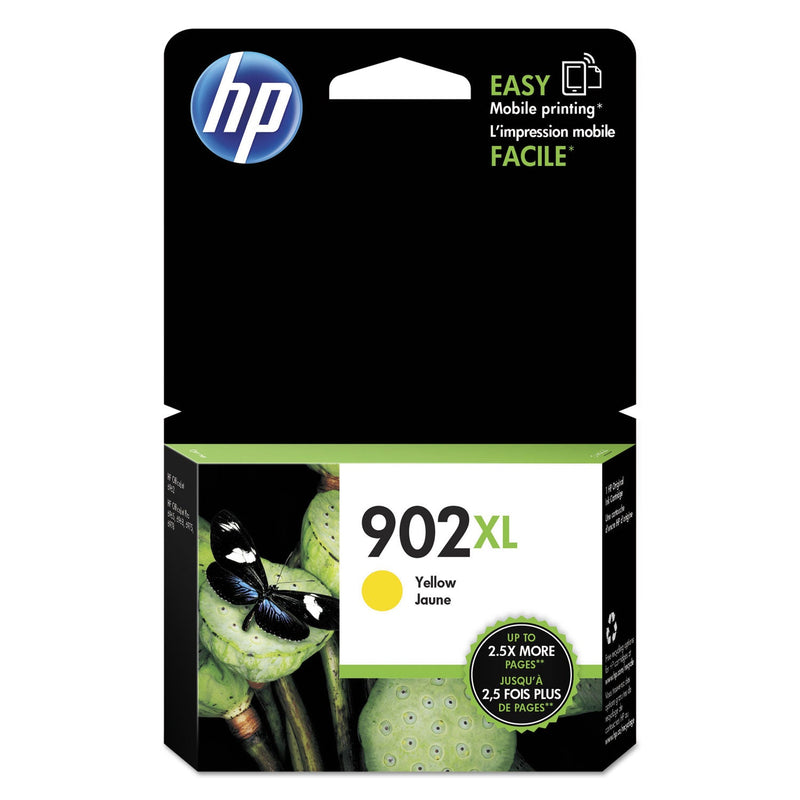 HP HP 902XL, (T6M10AN) High-Yield Yellow Original Ink Cartridge (HEWT6M10AN)