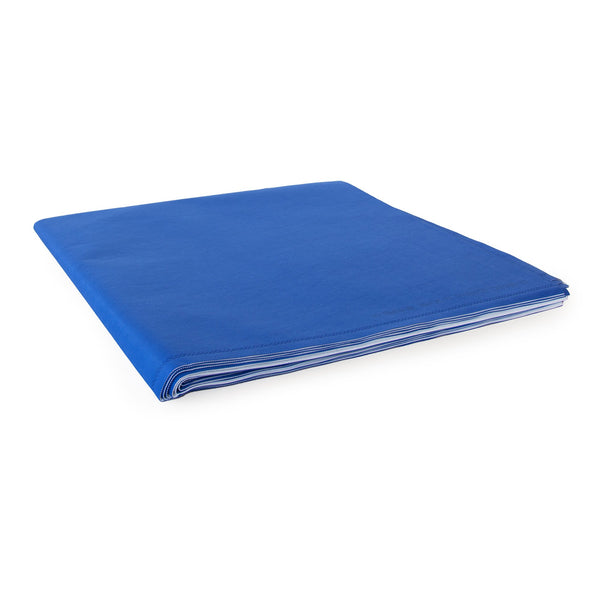 McKesson Sterilization Wrap White / Blue 36 X 36 Inch Dual Layer SMS Polypropylene (1243682_BG) 36/BG