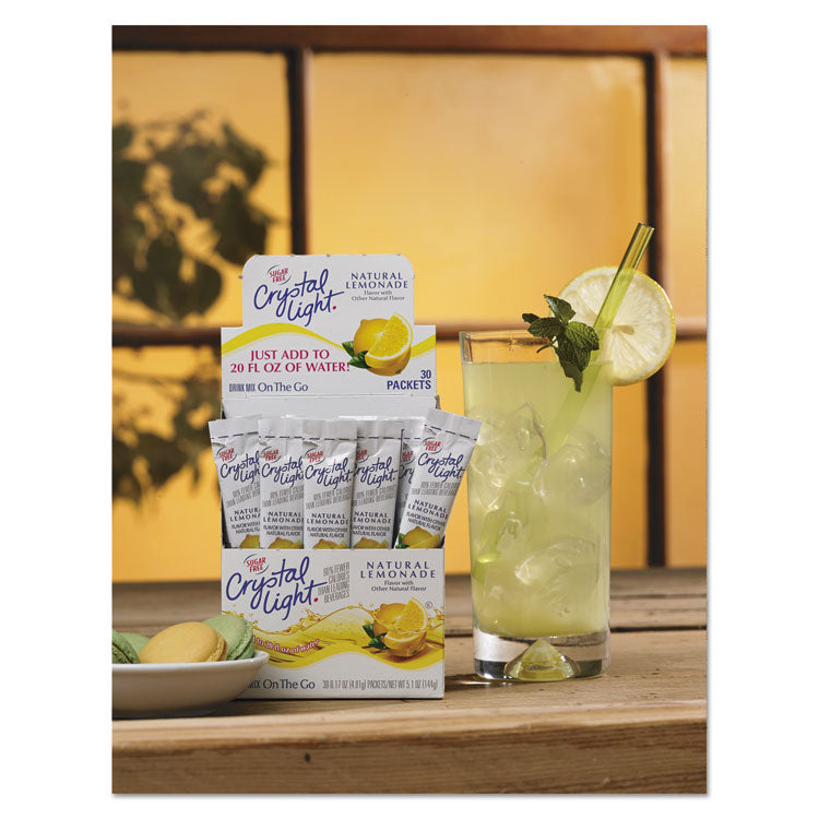 Crystal Light® Flavored Drink Mix, Lemonade, 30 .17oz Packets/Box (CRY79600)