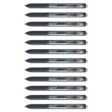 Papermate® InkJoy Gel Pen, Retractable, Medium 0.7 mm, Black Ink, Black Barrel, Dozen (PAP1951719A) 1 Dozen