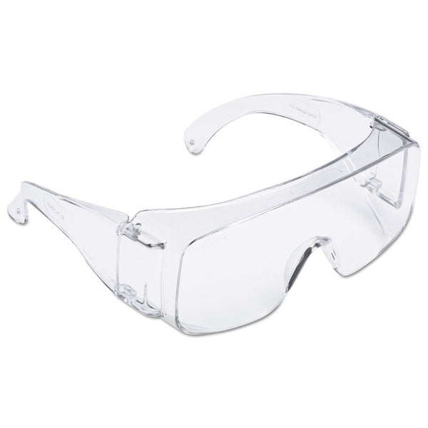 3M™ Tour Guard V Safety Glasses, One Size Fits Most, Clear Frame/Lens, 20/Box (MMMTGV0120)
