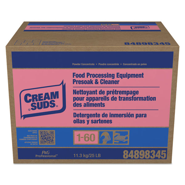 Cream Suds® Manual Pot and Pan Presoak and Detergent with Phosphate, Baby Powder Scent, Powder, 25 lb Box (JOY43611) Each