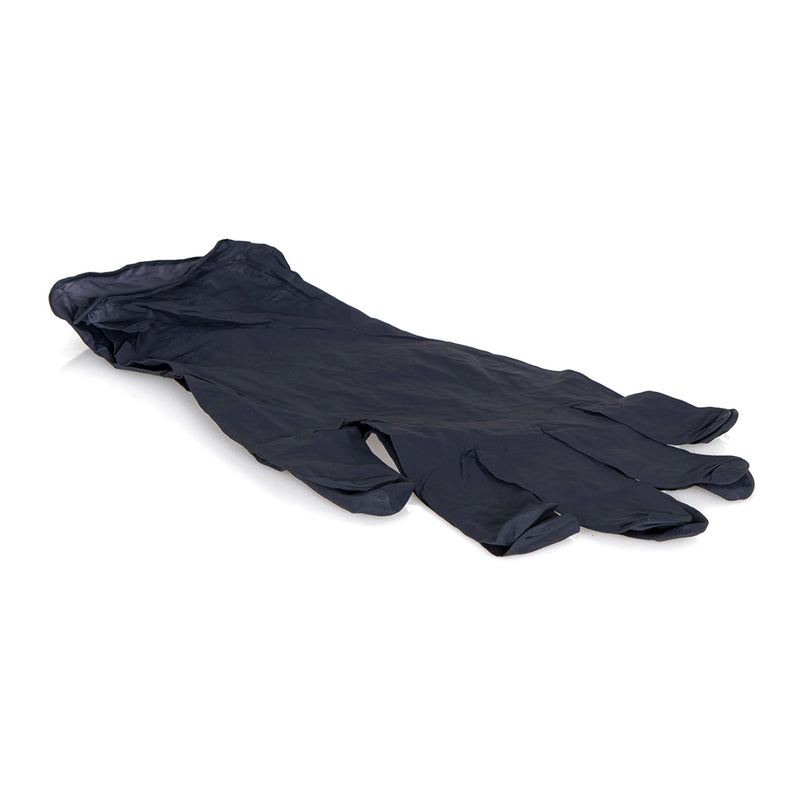 McKesson Confiderm® LDC Exam Glove Small NonSterile Nitrile Standard Cuff Length Fully Textured Black Chemo Tested / Fentanyl Tested (1159333_CS) 2500/CS