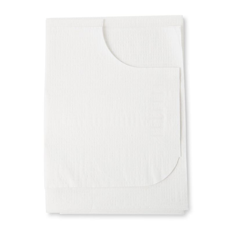 McKesson Patient Exam Gown One Size Fits Most White Disposable (149631_CS) 50/CS