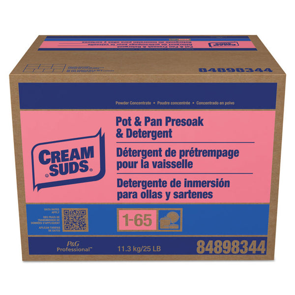 Cream Suds® Manual Pot and Pan Presoak and Detergent without Phosphate, Baby Powder Scent, Powder, 25 lb Box (JOY43610) Each