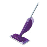 Swiffer® WetJet Mop, 11 x 5 White Cloth Head, 46" Purple/Silver Aluminum/Plastic Handle, 2/Carton (PGC92811CT)