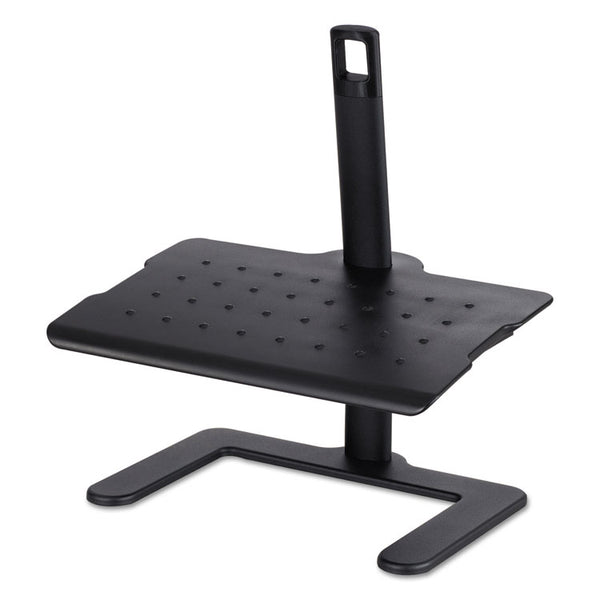 Safco® Height-Adjustable Footrest, 20.5w x 14.5d x 3.5 to 21.5h, Black (SAF2129BL) Each