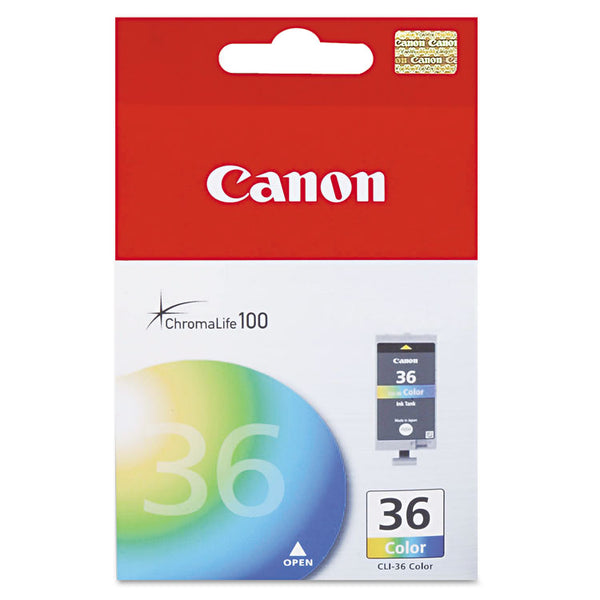 Canon® 1511B002 (CLI-36) Ink, 100 Page-Yield, Tri-Color (CNM1511B002)