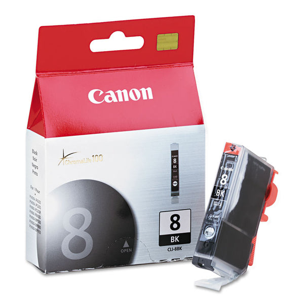 Canon® 0620B002 (CLI-8) Ink, Black (CNMCLI8BK)