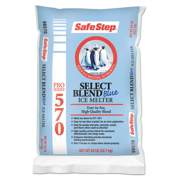 Safe Step® Pro Select Blue Ice Melt, 50 lb Bag, 49/Pallet (NAS746726) 1 Pallet