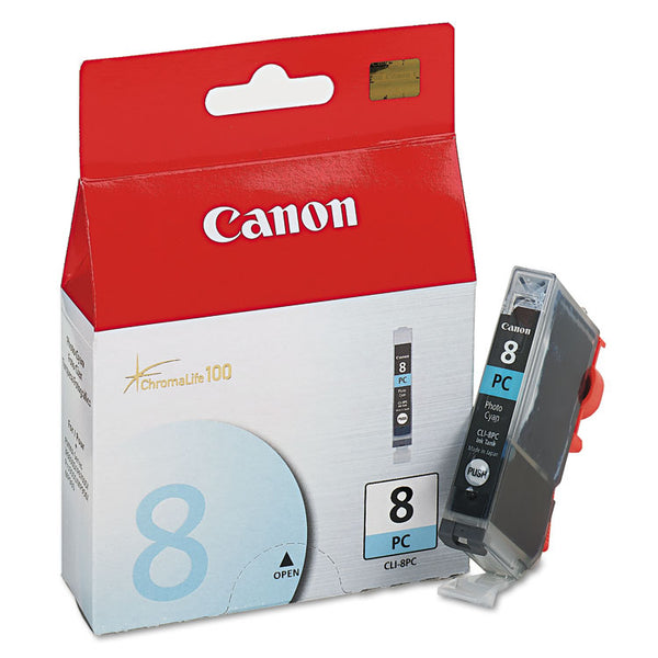Canon® 0624B002 (CLI-8) Ink, 450 Page-Yield, Photo Cyan (CNMCLI8PC)