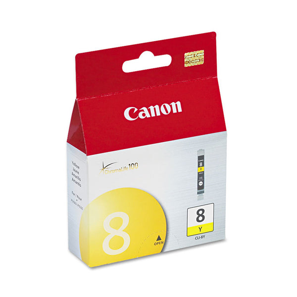 Canon® 0623B002 (CLI-8) Ink, Yellow (CNMCLI8Y)