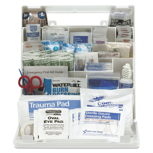 First Aid Only™ ANSI Class A+ First Aid Kit for 50 People, 183 Pieces, Plastic Case (FAO90639) 1 Kit