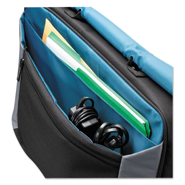 Case Logic® Laptop Messenger, Fits Devices Up to 17", Dobby Nylon, 3.37 x 17.75 x 13.75, Black (CLG3201140)