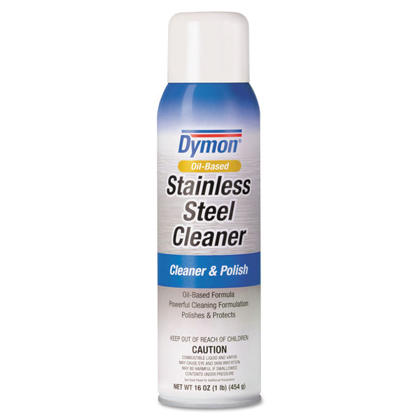 Dymon® Stainless Steel Cleaner, 16 oz Aerosol Spray, 12/Carton (ITW20920) Case of 12