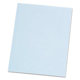 Ampad® Quadrille Pads, Quadrille Rule (8 sq/in), 50 White (Heavyweight 20 lb Bond) 8.5 x 11 Sheets (TOP22005) Box of 10