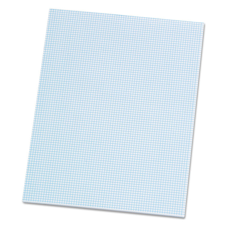 Ampad® Quadrille Pads, Quadrille Rule (8 sq/in), 50 White (Heavyweight 20 lb Bond) 8.5 x 11 Sheets (TOP22005) Box of 10