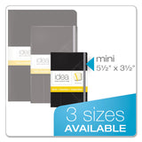 TOPS™ Idea Collective Journal, Hardcover with Elastic Closure, 1-Subject, Wide/Legal Rule, Black Cover, (96) 5.5 x 3.5 Sheets (TOP56874) Each