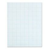 TOPS™ Cross Section Pads, Cross-Section Quadrille Rule (10 sq/in, 1 sq/in), 50 White 8.5 x 11 Sheets (TOP35101) Each