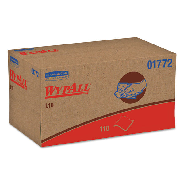 WypAll® L10 SANI-PREP Dairy Towels, POP-UP Box, 1-Ply, 10.25 x 10.5, White, 110/Pack, 18 Packs/Carton (KCC01772)