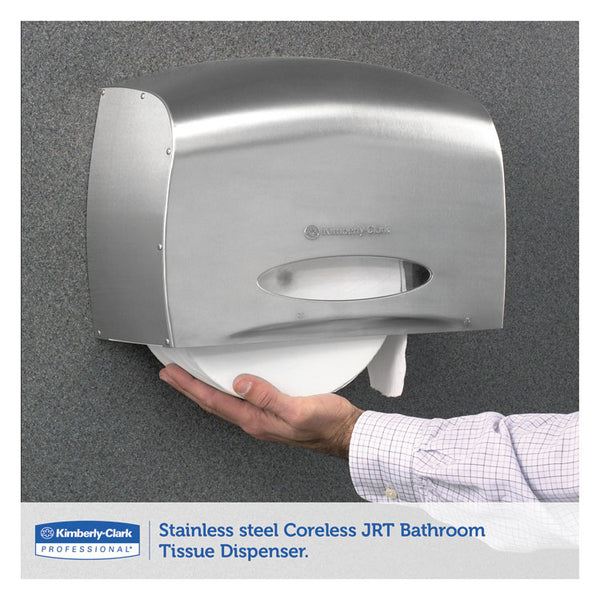 Scott® Pro Coreless Jumbo Roll Tissue Dispenser, EZ Load, 14.38 x 6 x 9.75, Stainless Steel (KCC09601) Each