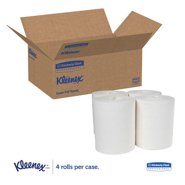 Kleenex® Premiere Center-Pull Towels, Perforated, 1-Ply, 8 x 15, White, 250/Roll, 4 Rolls/Carton (KCC01320)