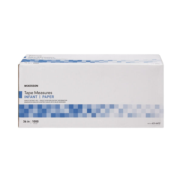 McKesson Measurement Tape 36 Inch Paper Disposable English / Metric (1132734_BX) 1000/BX