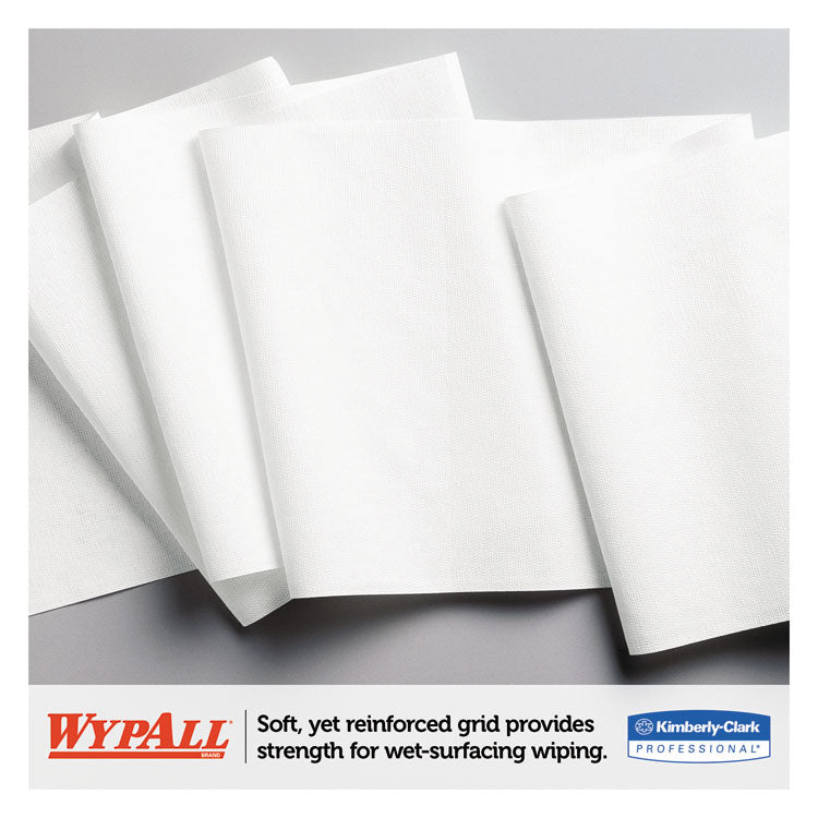 WypAll® L30 Towels, Center-Pull Roll, 9.8 x 15.2, White, 300/Roll, 2 Rolls/Carton (KCC05820)