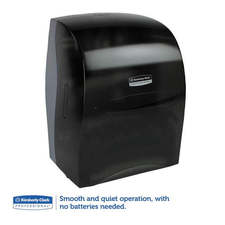 Kimberly-Clark Professional* Sanitouch Hard Roll Towel Dispenser, 12.63 x 10.2 x 16.13, Smoke (KCC09996)