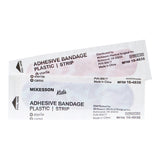 McKesson Kids™ Adhesive Strip 3/4 X 3 Inch Plastic Rectangle Kid Design (Blue / Pink Camo) Sterile (1055593_BX) 100/BX
