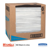 WypAll® General Clean X60 Cloths, Flat Sheet, 12.5 x 16.8, White, 150/Box, 6 Boxes/Carton (KCC34900)