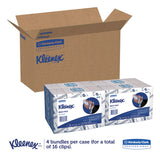 Kleenex® Multi-Fold Paper Towels, 4-Pack Bundles, 1-Ply, 9.2 x 9.4, White, 150/Pack, 16 Packs/Carton (KCC88130)