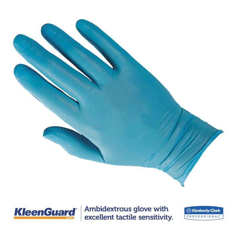 KleenGuard™ G10 Blue Nitrile Gloves, X-Small, Blue, 100/Box (KCC57370) Box of 100
