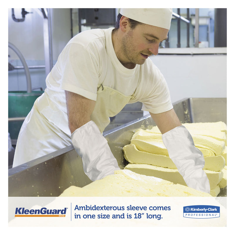 KleenGuard™ A40 Sleeve Protectors, One Size Fits Most, White, 200/Carton (ANS44480) Case of 200