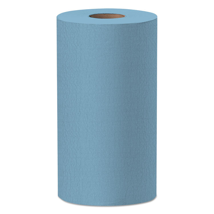 WypAll® General Clean X60 Cloths, Small Roll, 9.8 x 13.4, Blue, 130/Roll, 12 Rolls/Carton (KCC35411)