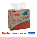 WypAll® X50 Cloths, POP-UP Box, 12.5 x 9.1, White, 176/Box, 10 Boxes/Carton (KCC83550)