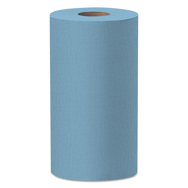 WypAll® General Clean X60 Cloths, Small Roll, 13.5 x 19.6, Blue, 130/Roll, 6 Rolls/Carton (KCC35431)