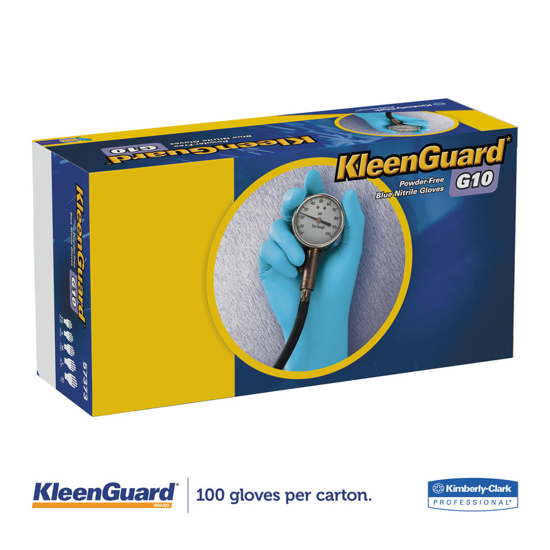 KleenGuard™ G10 Blue Nitrile Gloves, X-Small, Blue, 100/Box (KCC57370) Box of 100