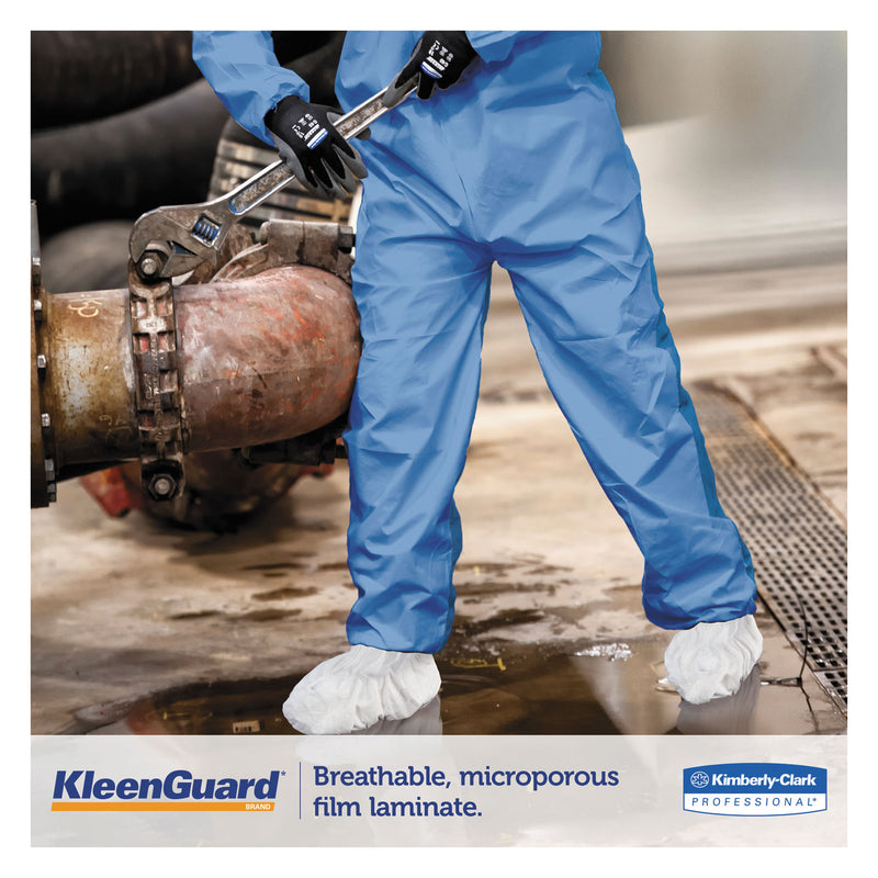 KleenGuard™ A40 Liquid and Particle Protection Shoe Covers, Medium, White, 400/Carton (ANS44492) Case of 400