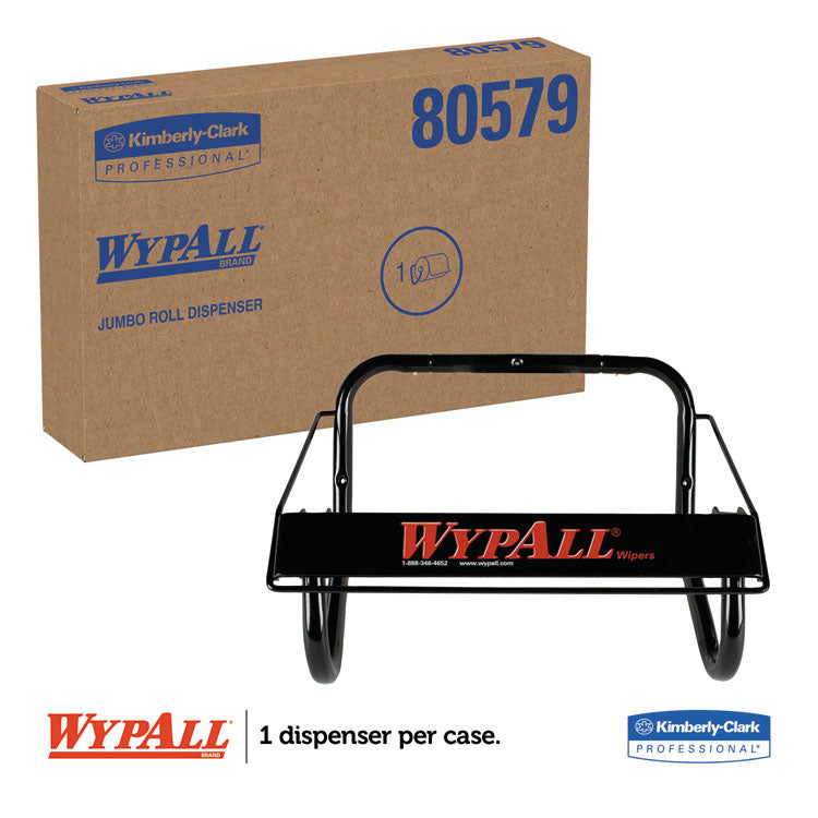 WypAll® Jumbo Roll Dispenser, 16.8 x 8.8 x 10.8, Black (KCC80579) Each