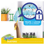 Swiffer® Dusters Refill, Dust Lock Fiber, Unscented, Light Blue, 10/Box (PGC21459BX)