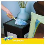 Swiffer® Dusters Starter Kit, Dust Lock Fiber, 6" Handle, Blue/Yellow (PGC11804KT)